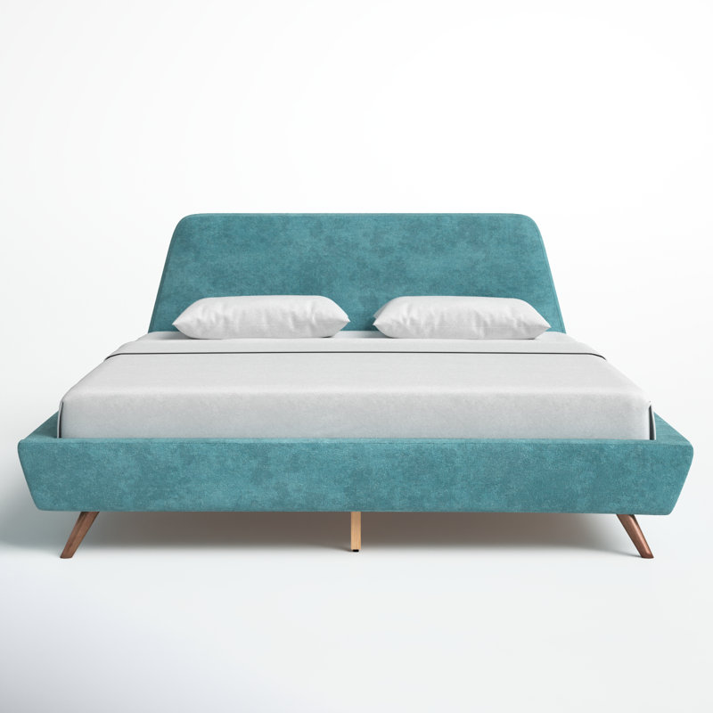 AllModern Cascades Upholstered Platform Bed & Reviews | Wayfair